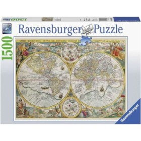 Puzzle harta istorica 1500 piese design nou